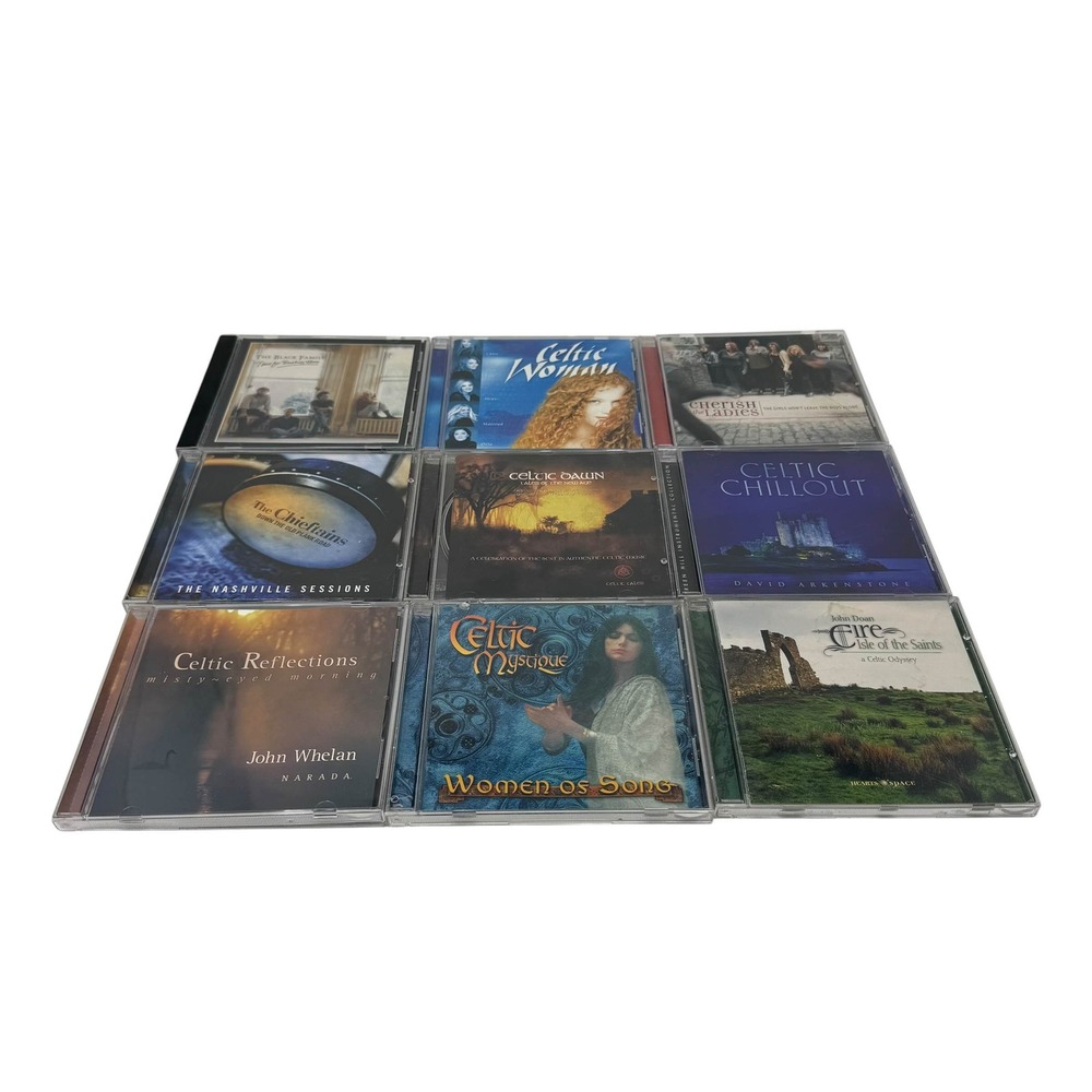 Celtic Music CD Lot of 9 The Chieftains Celtic Woman John Whelan Folk Irish